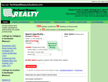 Tablet Screenshot of northeastmissourirealty.com